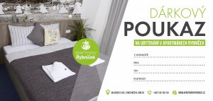 Dárkový poukaz apartmány 500 Kč